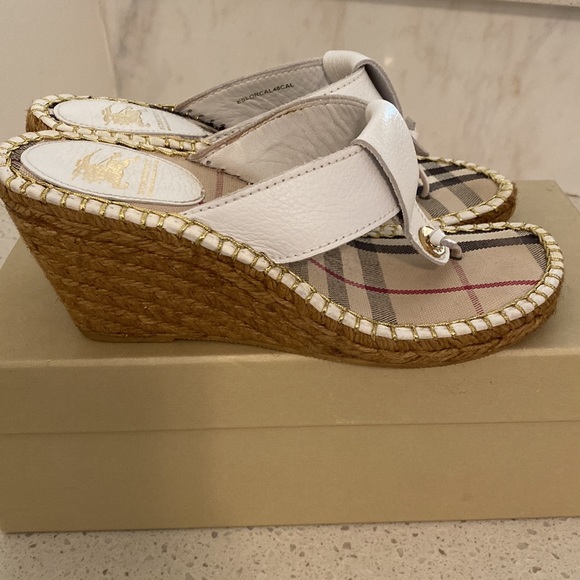 Authentic Burberry Wedge Shoes - Picture 3 of 5